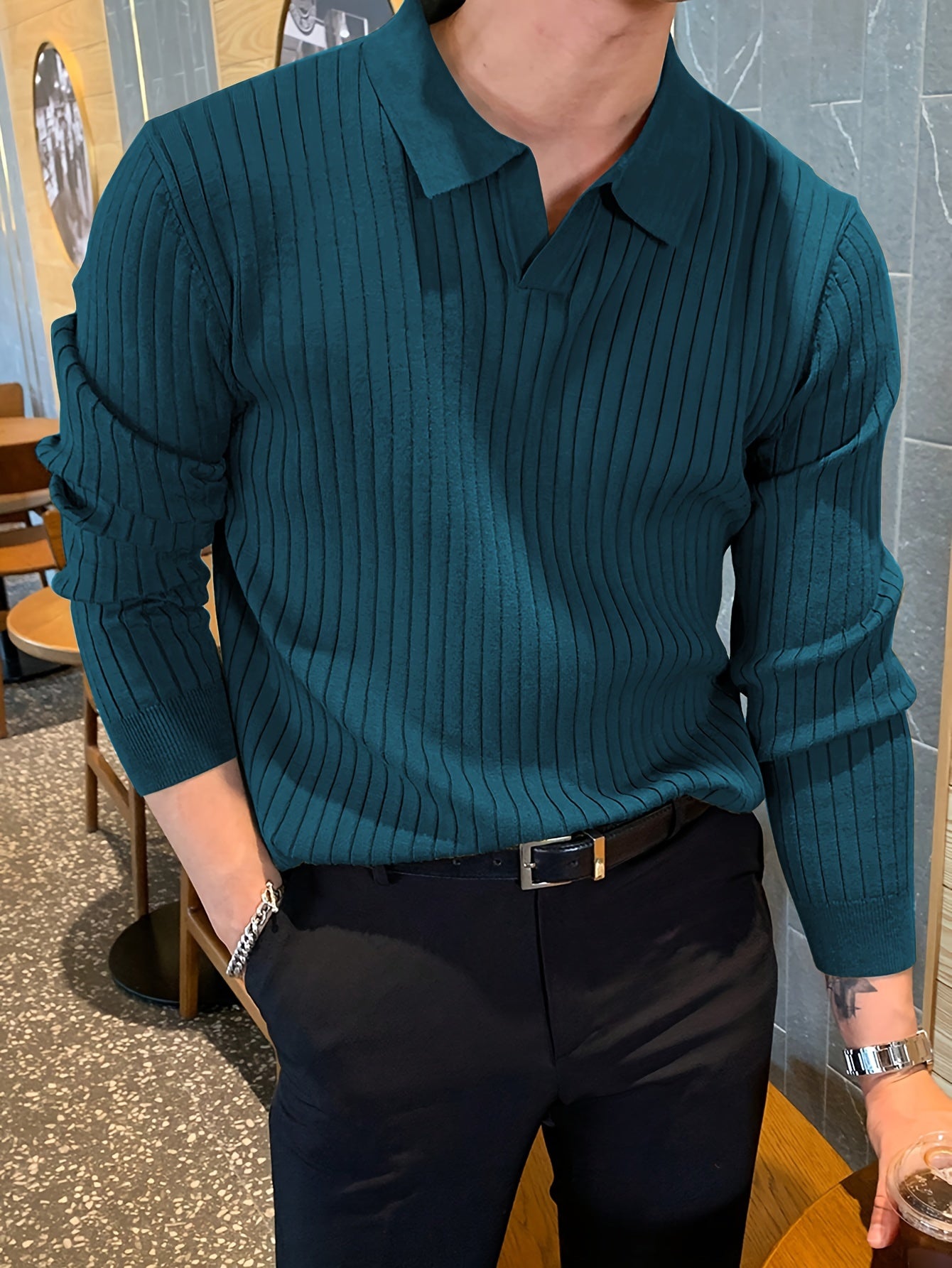 Marcello™ – Polo Maglia a Maniche Lunghe