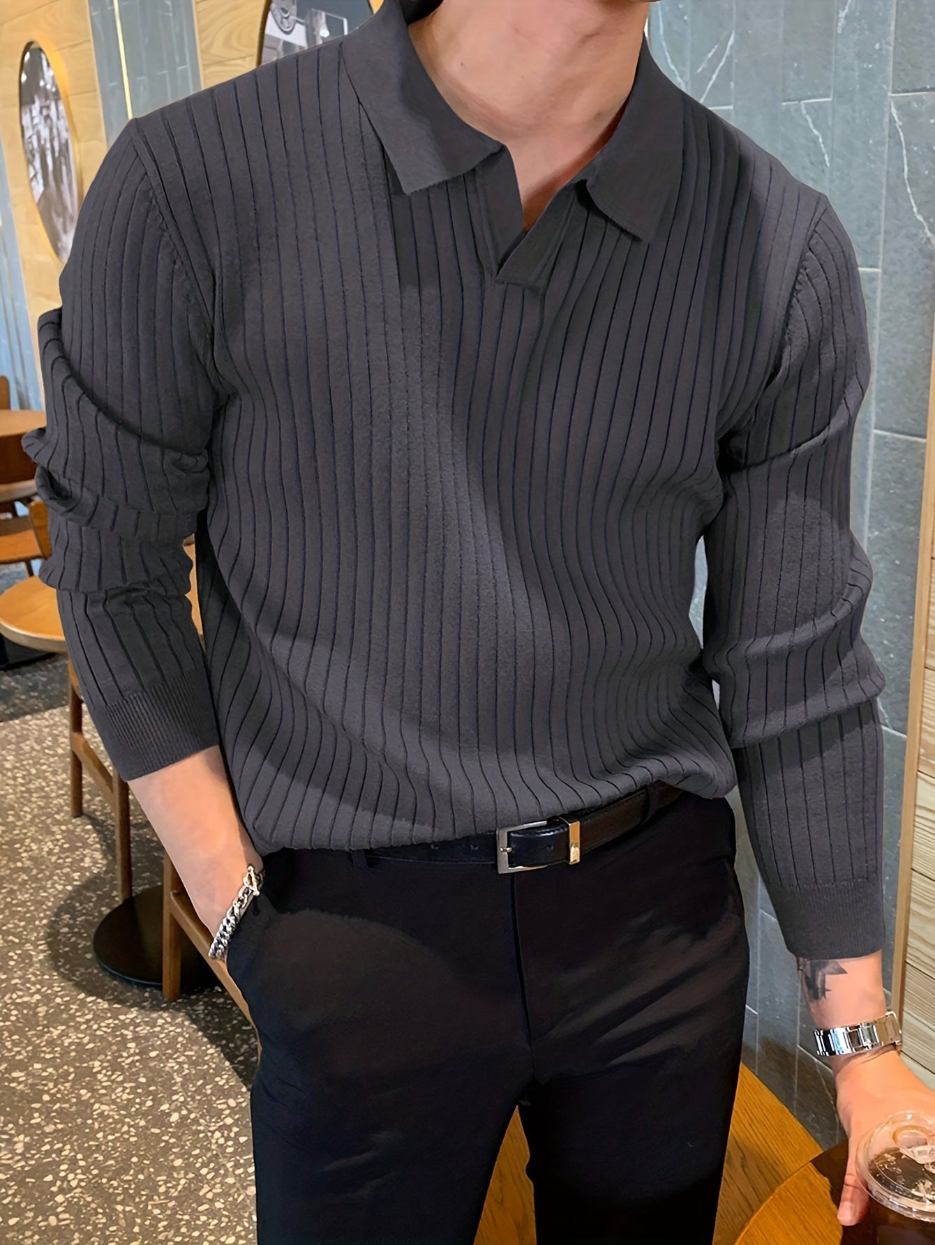 Marcello™ – Polo Maglia a Maniche Lunghe