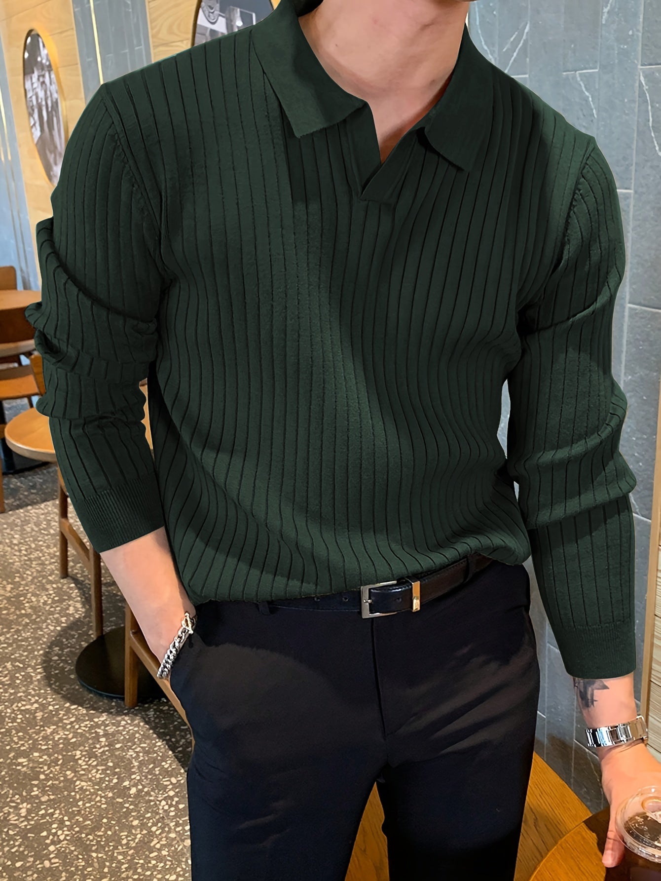 Marcello™ – Polo Maglia a Maniche Lunghe